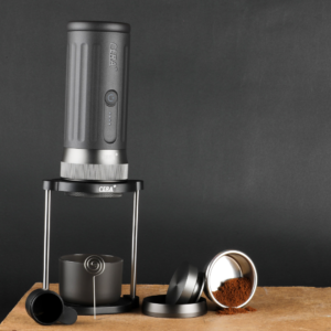CERA+ Universal Coffee Holder | Foldable Portable Stand | Non-Slip Espresso Machine & Grinder Holder | Tool-Free | Travel-Friendly
